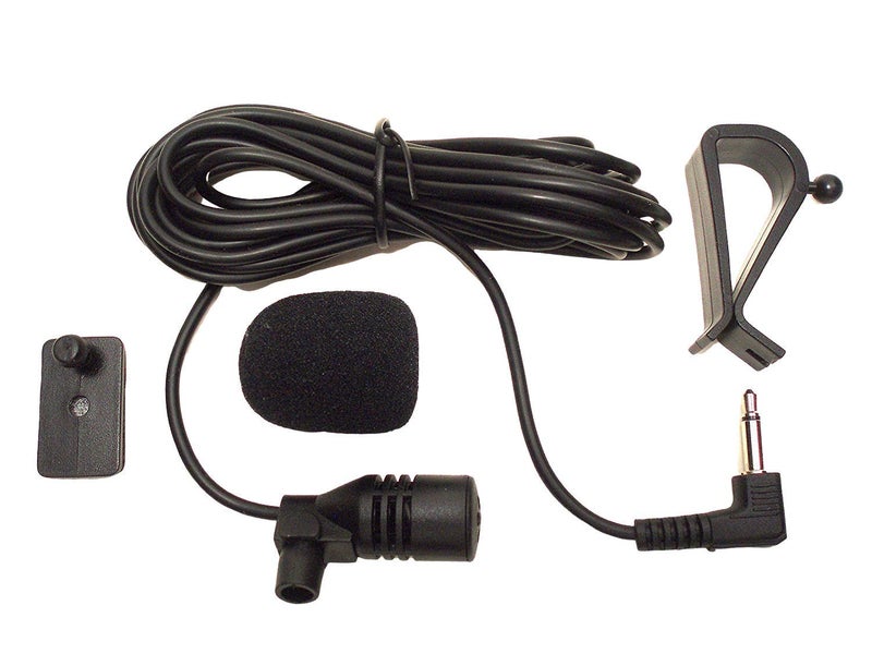 FingerLakes 3.5mm Microphone Assembly Mic for Car Vehicle Head Unit Bluetooth Enabled Stereo Radio GPS DVD - Image 1